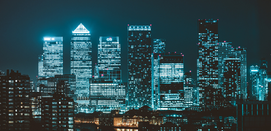 Night time Canary Wharf